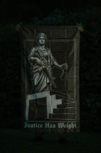 Justice Has Weight flag
