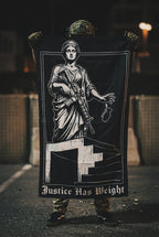 Justice Has Weight flag