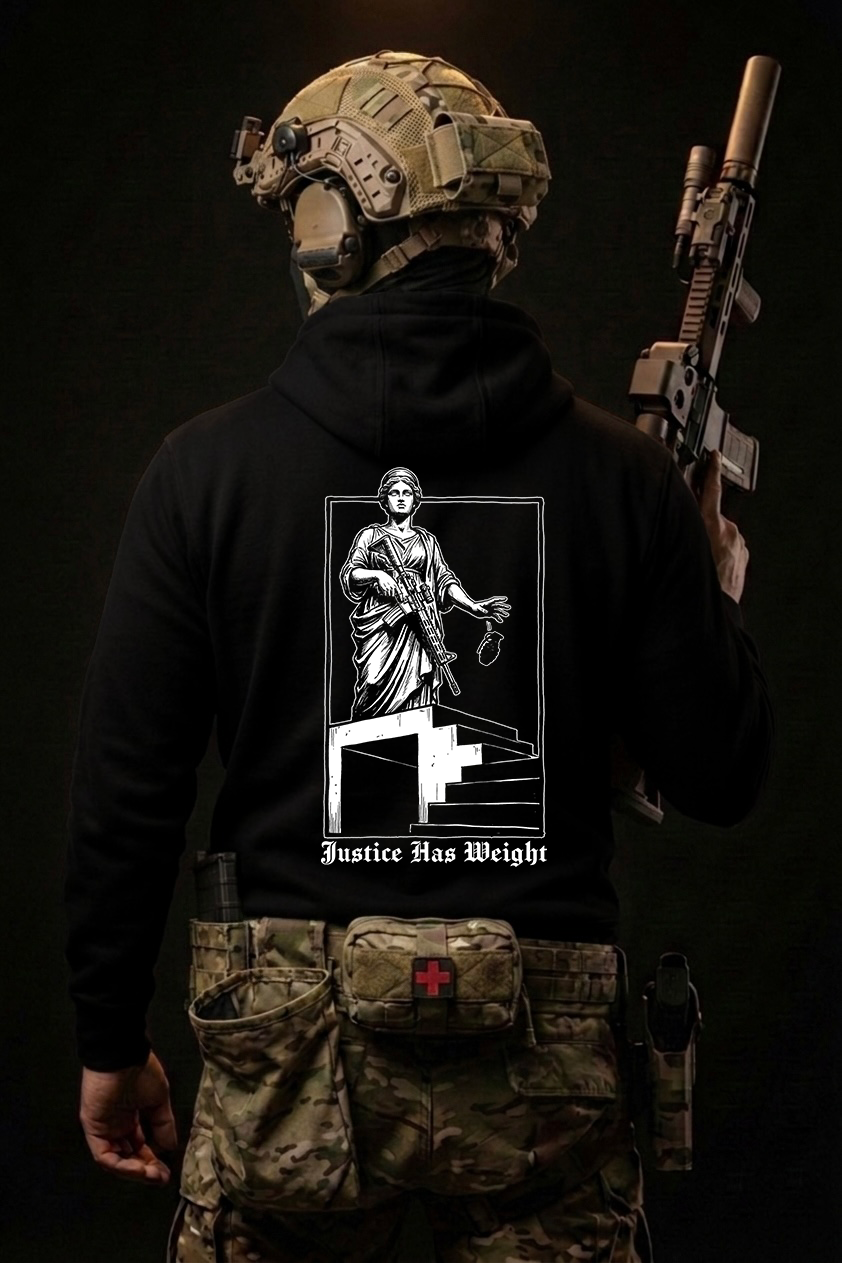 Justice Has Weight sweater