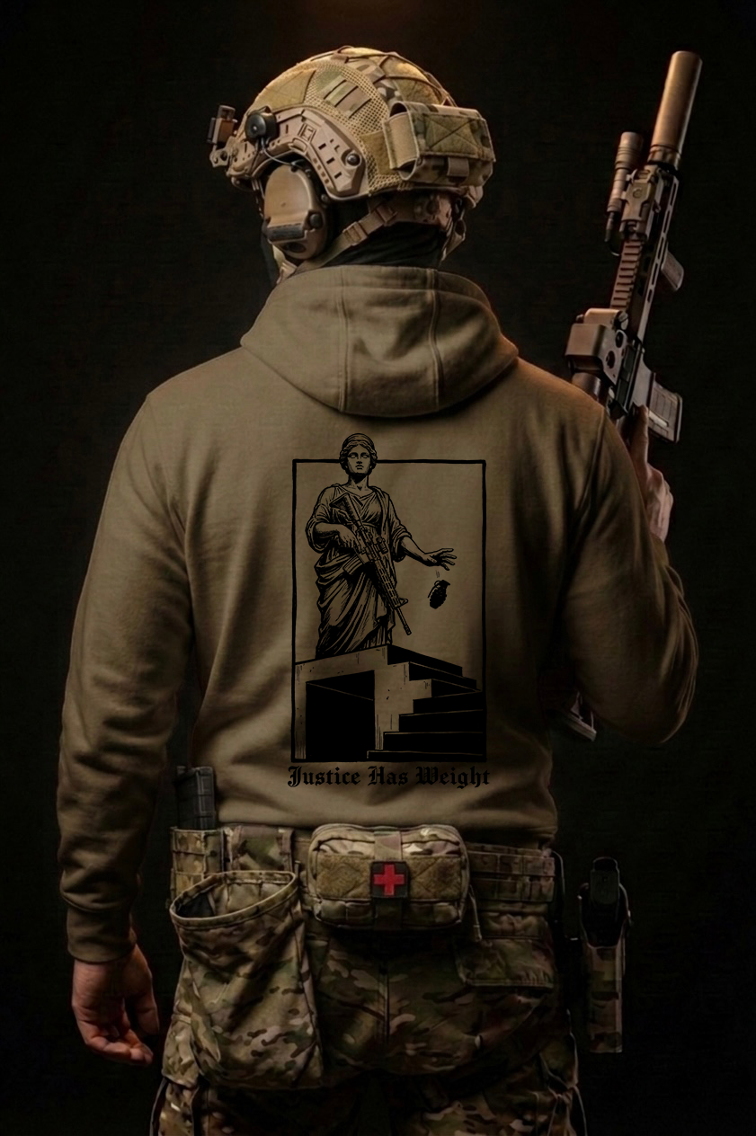 Justice Has Weight sweater